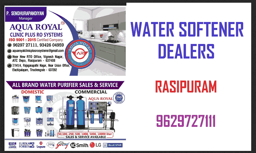Aqua Royal water softener in rasipuram